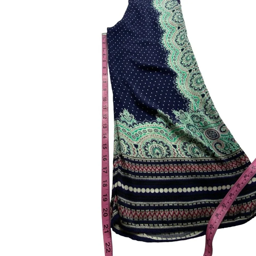 Anthropologie ELEVENSES Women Wide Leg Crop Pants Polka Dots Sz 0 Paisley 77-47‎